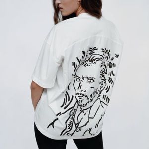 Zara masters artists graphic tee, S